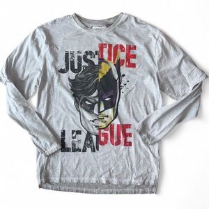 Zara Boys Justice League Long Sleeve Shirt, size 12y